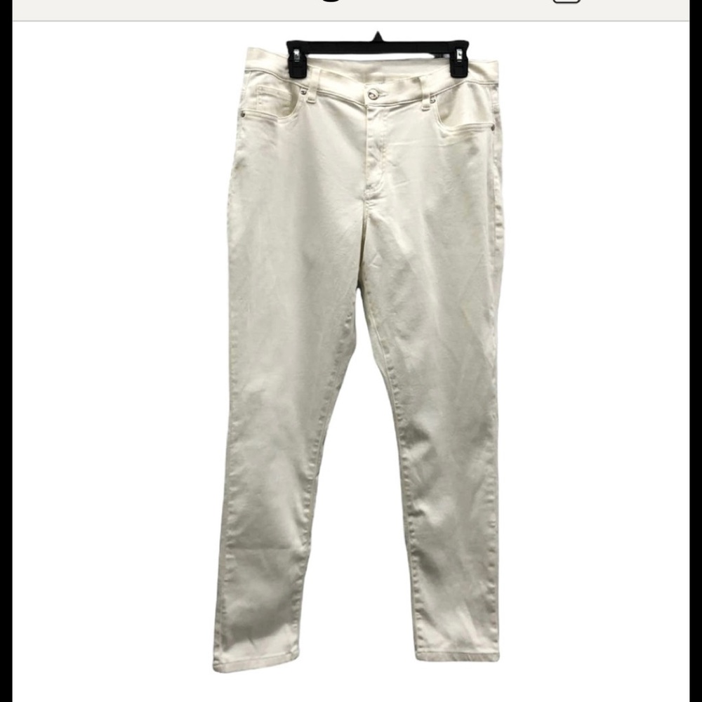Venus Stretch White Denim Jeans 14S